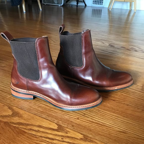 Nisolo Shoes - Nisolo 7.5 Carmen Chelsea Boots in Brandy